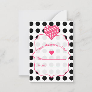 Cartes de Saint Valentin - Set Of 100 - Pois