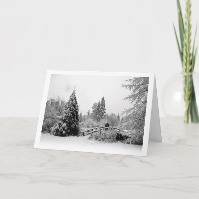 Cartes de saison de Vancouver Cartes d'hiver Canad (Devant)