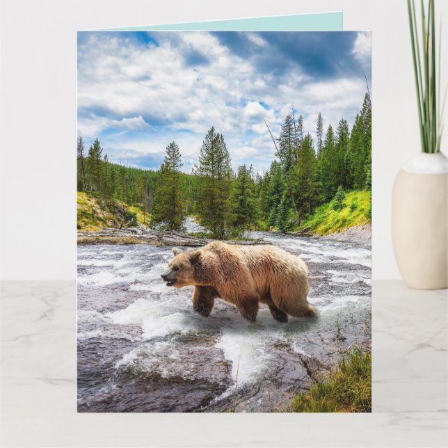CARTES DE SALUT D'ANNIVERSAIRE DE L'ALASKA (Devant)
