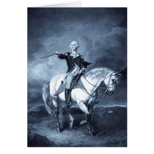 Cartes de salut George Washington (Devant)