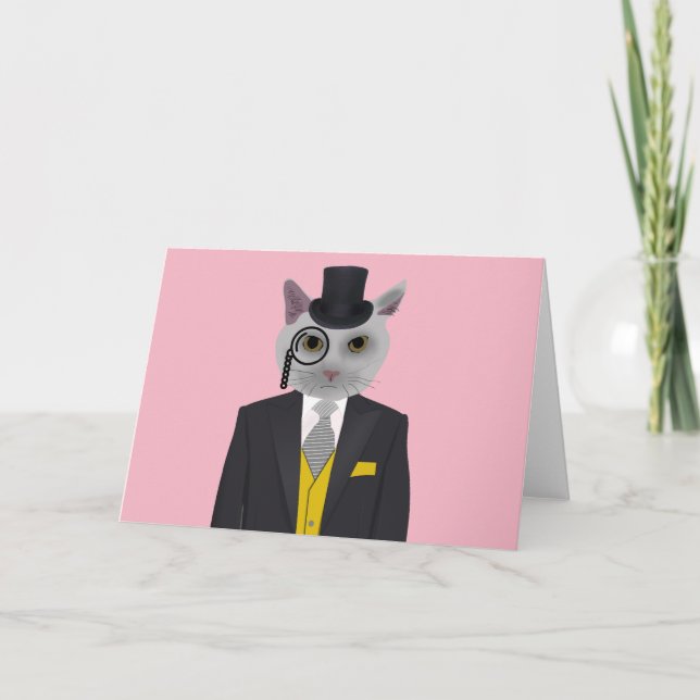 CARTES DE SALUT STÉAMPUNK (Devant)