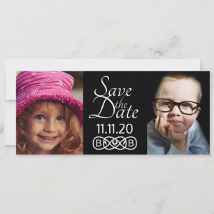 Cartes de sauvegarde de date avec photo