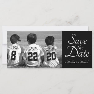 Cartes de sauvegarde de date avec photo