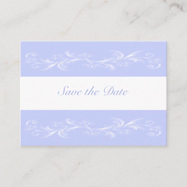 Cartes de sauvegarde de date Fleur florale douce P (Devant)