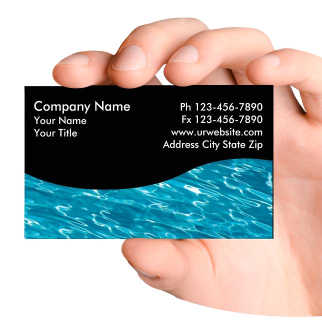 Cartes de service de piscine (Créateur téléchargé)