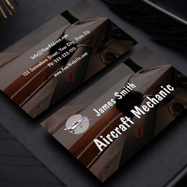 Cartes de services professionnels en mécanique des (Créateur téléchargé)