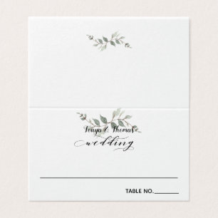 Cartes de siège Mariage de la police Swash