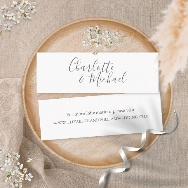 Cartes de site Web de mariage élégantes et simples (Créateur téléchargé)