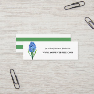 Cartes de site Web Hydrangea Blue Flower Mini