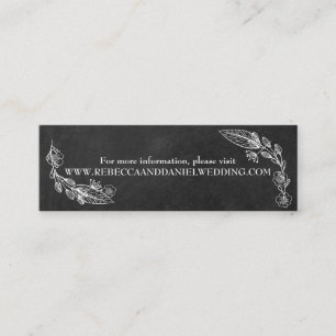 Cartes de site Web Mariage floral dessinées à la m