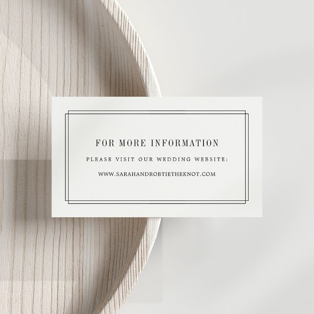 Cartes de site web Mariage intemporelles | Noir et (Créateur téléchargé)