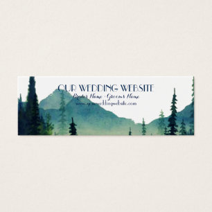 Cartes de site web mariage - Mariage de camping