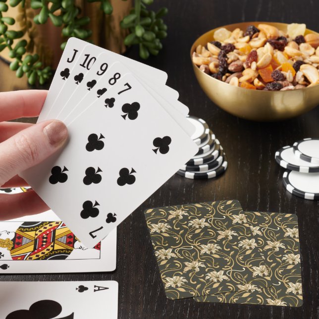 Cartes de soirée de jeu rétro-vintage (In Situ)