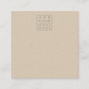 Cartes de soutien pour boucles d'oreilles Toile Aj