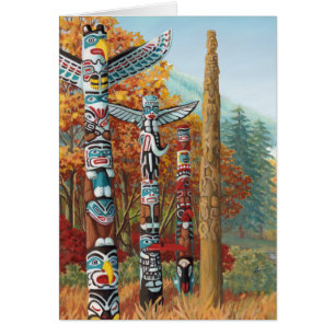 Cartes de Souvenir de Vancouver BC Cartes d'Art de