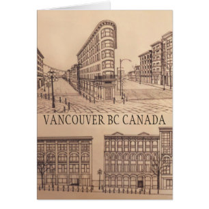 Cartes de souvenirs de Vancouver Cartes de souveni