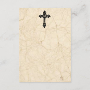 Cartes de Sympathie Parchemin Vintage Croix Celtiq