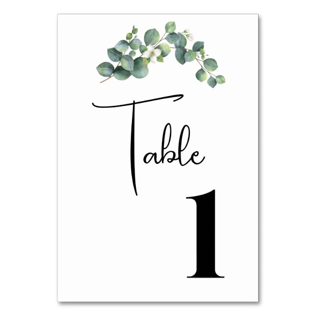Cartes de Table de Mariage (Par défaut)