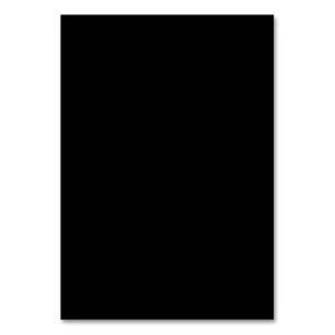 Cartes de table de mariage noires de luxe