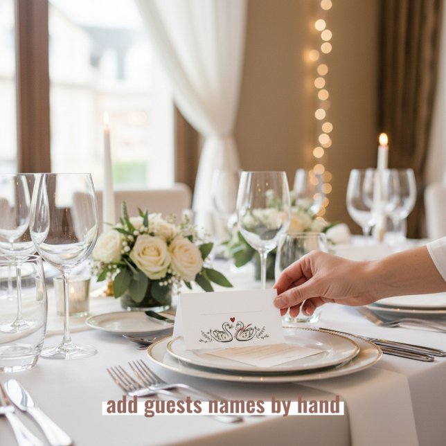 Cartes de table de mariage pour un charmant couple (Créateur téléchargé)