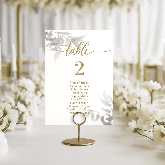 Cartes de Table de Mariage Vert Émeraude (Modern Black Gold Wedding Table Cards Seating Plan)