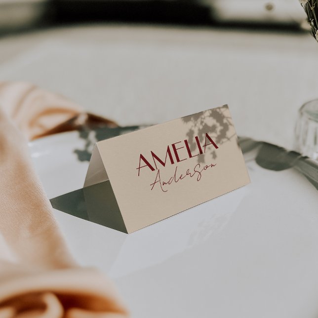 Cartes de table de mariage "Vieille fortune" à la  (Créateur téléchargé)