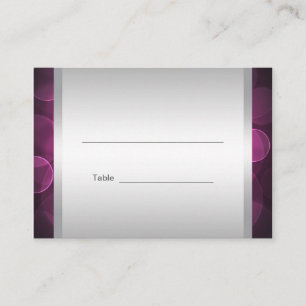 Cartes de table de réception de Bat Mitzvah rose c