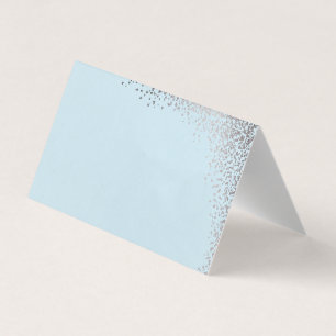Cartes de table en confettis scintillants