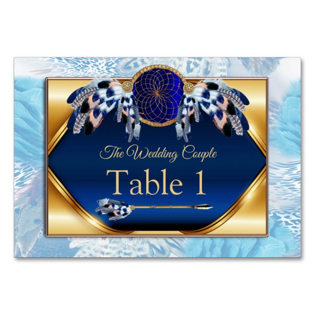 Cartes de table Exotic-Parrot Bleu (Devant)