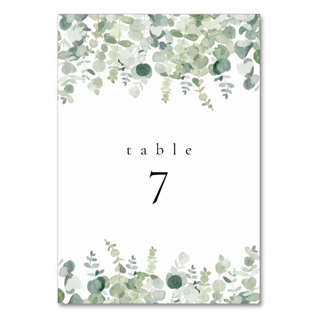 Cartes de table Mariage vertes (Par défaut)