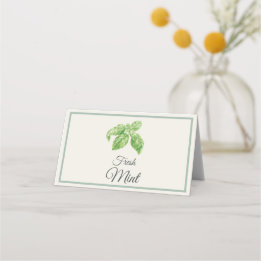 Cartes de Table pour Bar à Mimosa au Menthe Fraîch