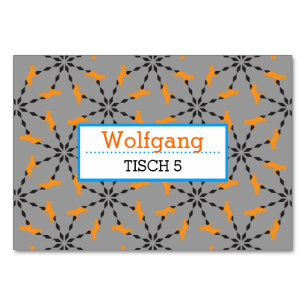 Cartes de table pour Berger allemand