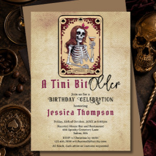 Cartes de Tarot Gothiques Fête d'anniversaire Un t