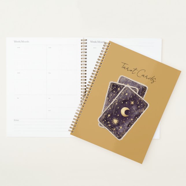 Cartes de tarot Purple Moon Stars (Devant avec enveloppe)