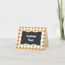 Cartes de tente - Cartes de buffet pliables - Stat