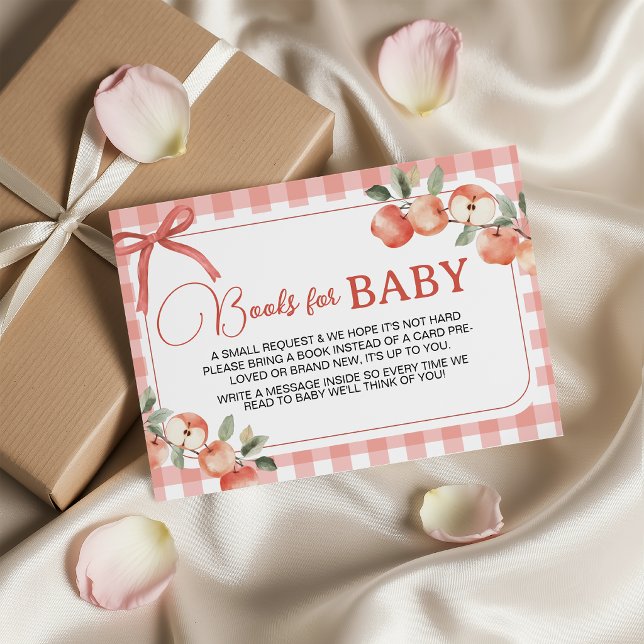 Cartes de thème de pomme pour bébé (Créateur téléchargé)