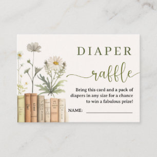 Cartes de Tirage au Sort de Couches Fleuris pour B