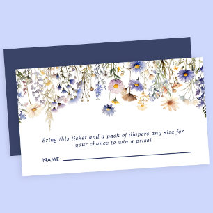 Cartes de tirage au sort de couches pour Baby Show