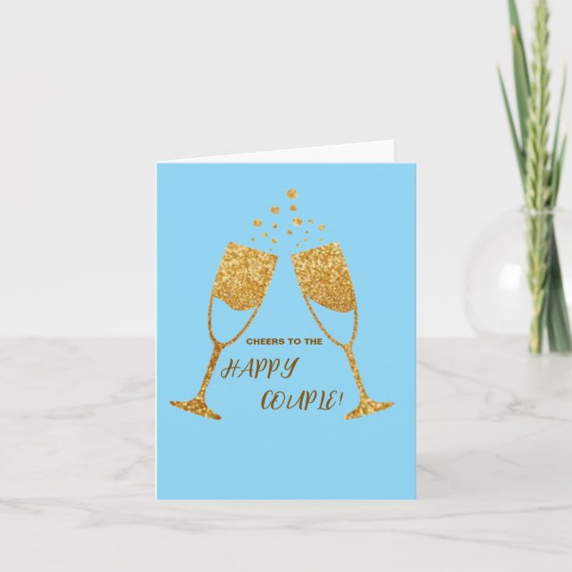 CARTES DE TOAST DE MARIAGE (Devant)
