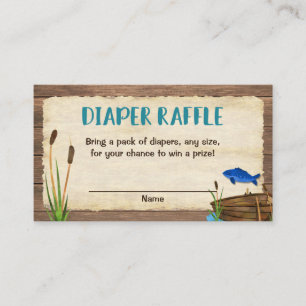 Cartes de tombola de couche-culotte de baby shower