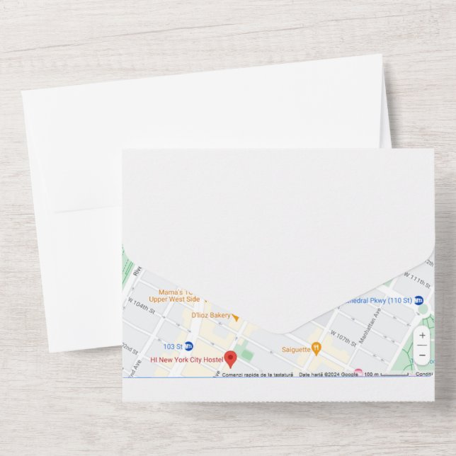 Cartes de tous les plans d'invitation de mariage (Verso)