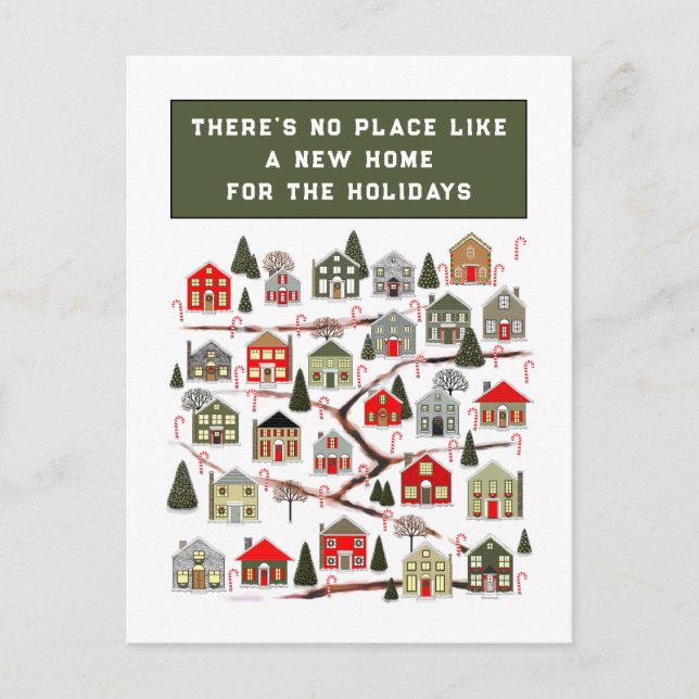 Cartes de vacances pour agents immobiliers (Devant)