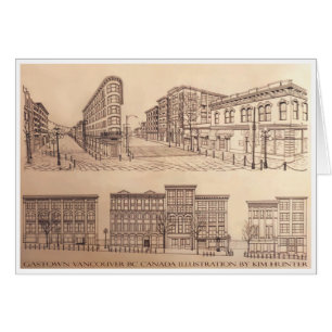 Cartes de Vancouver Cartes de souvenir Gastown Car