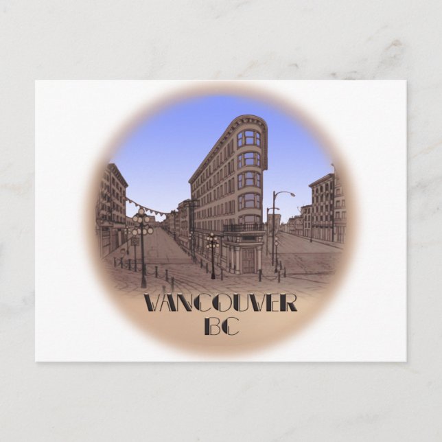 Cartes de Vancouver Gastown Art Souvenirs Cartes p (Devant)