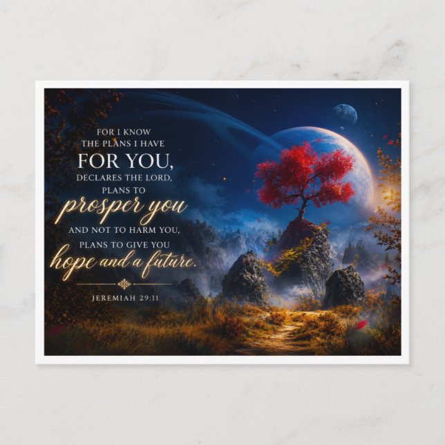Cartes de versets bibliques | Cartes de scriptures (Devant)