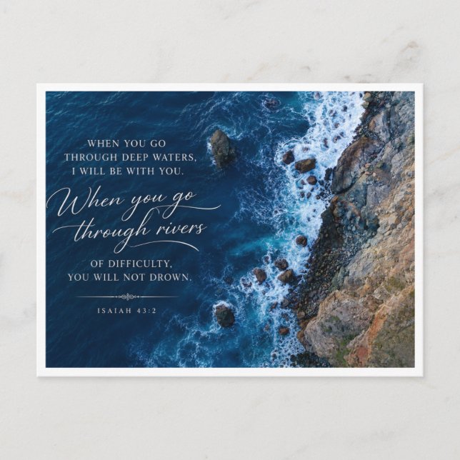 Cartes de versets bibliques | Cartes de scriptures (Devant)