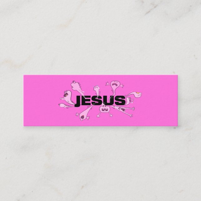 Cartes de versets effrayants sur Jésus (Devant)