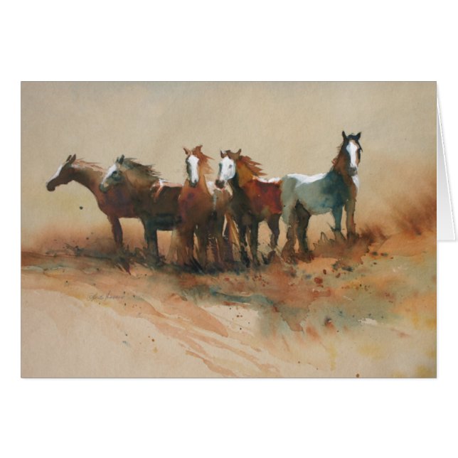 Cartes de visages familiers (Devant Horizontal)