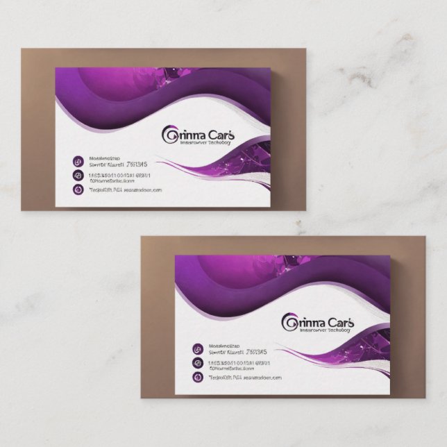 cartes de visite (Devant / Derrière)