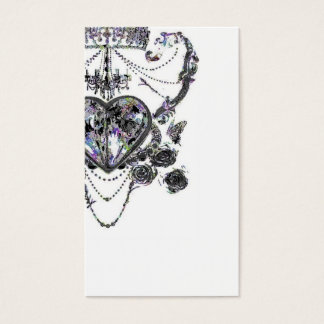 CARTES DE VISITE シャンデリア　王冠　名刺